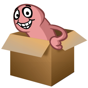 Get this pecker in a box.